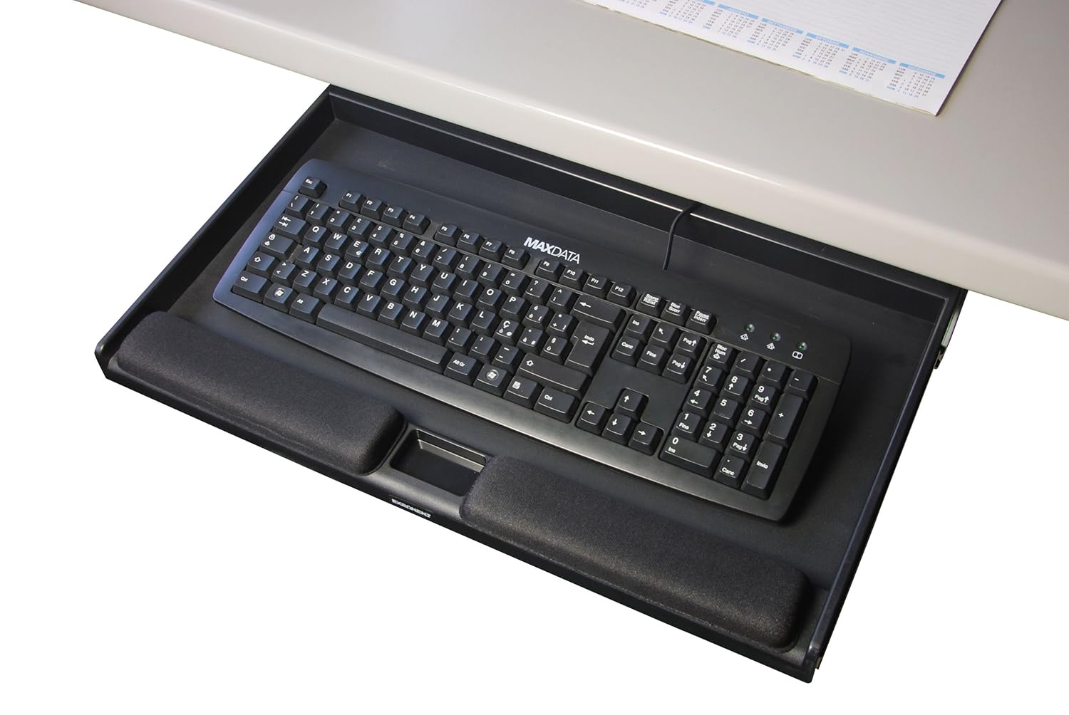 Exponent 51206 Keyboard Drawer Slide Out Design With Wrist Support