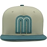 Mexico HL Snapback Hat Flag 3D M Flat Bill Mexico Baseball Cotton Cap New