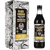Soeos Chinkiang Vinegar, 16.9 fl oz (500ml), 3 Years Aged Black Vinegar | Chinese Black Vinegar, Zhenjiang Vinegar, Black Ric
