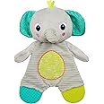 Bright Starts Snuggle & Teethe BPA-free Crinkle Teething Plush Baby Toy - Elephant