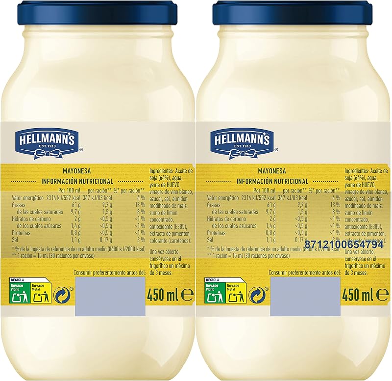 Great Mayonaise in Pot pack 2 x 450 ml