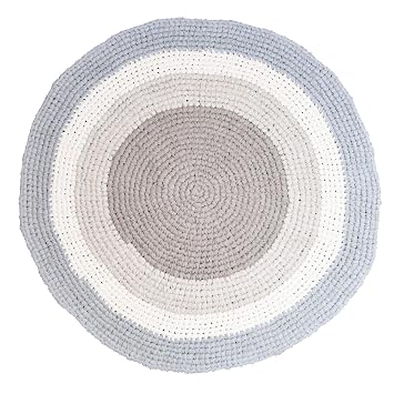 Sebra Hakel Teppich Kinderteppich Rund Aus Baumwolle Interior