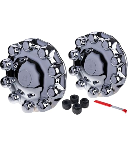 Amazon.com: Alcoa Front Chrome ABS Plastic Interlocking Hub