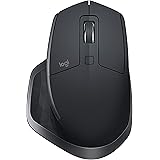 Logitech MX Master 2S Wireless Mouse Â Use on Any Surface, Hyper-Fast Scrolling, Ergonomic Shape, Rechargeable, Control up to 3 Apple Mac and Windows Computers (Bluetooth or USB), Graphite