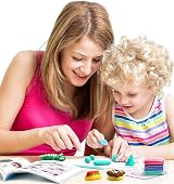 Sago Brothers Air Dry Clay 36 Colors 3 Tools 72-Page Tutorial Book view 2