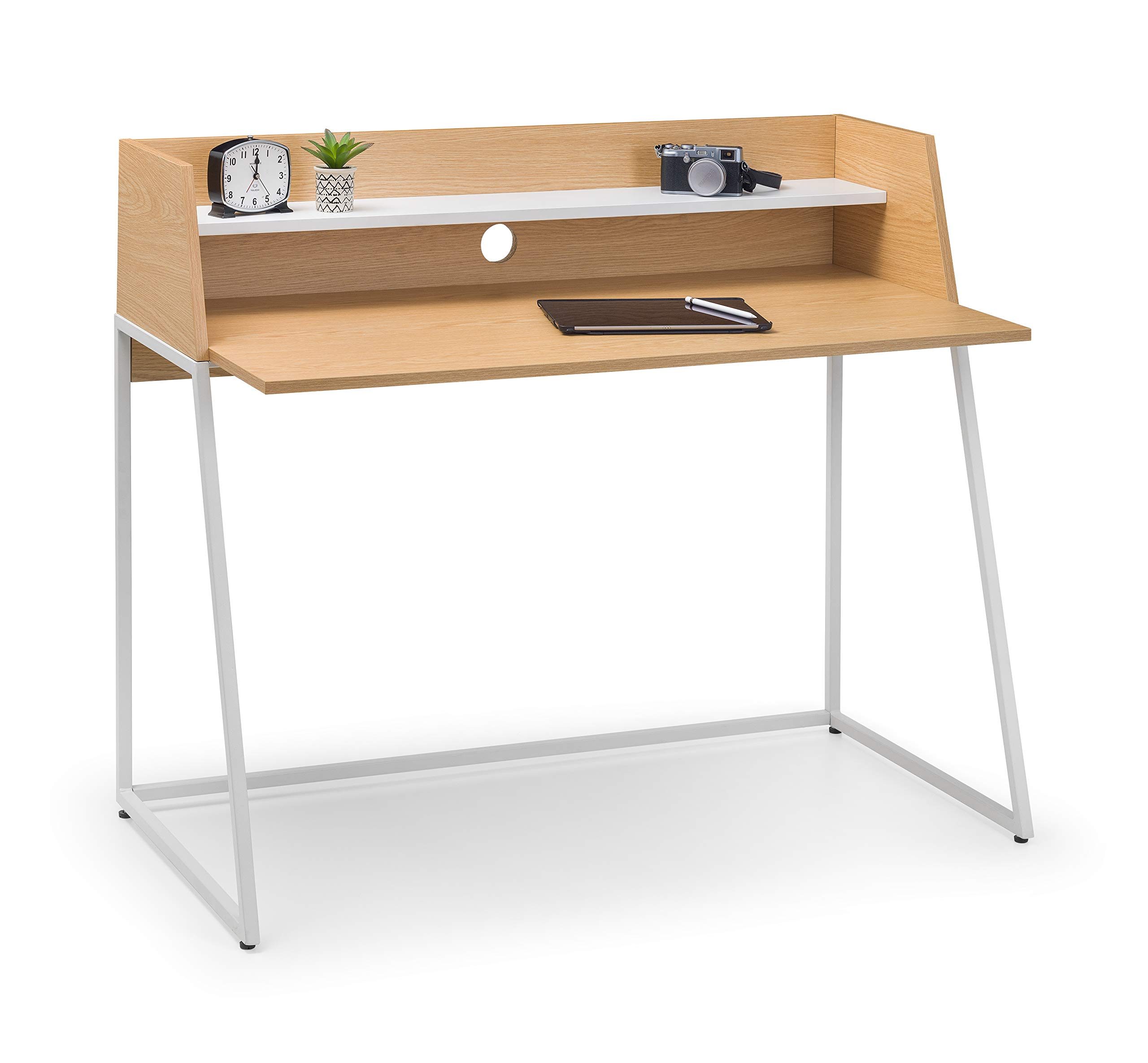 Julian Bowen Palmer Desk, White