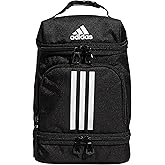 adidas Excel Insulated Lunch Bag, Cooler with Zipper, Pocket for Ice Pack, and Clip, Temperature Control Insulation