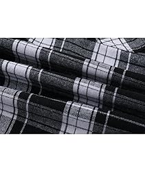 ZITY Men's Flannel Hoodie Shirts Casual Button Down