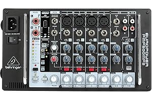 Behringer EUROPOWER PMP500MP3 Ultra-Compact 500-Watt 8-Channel Powered Mixer