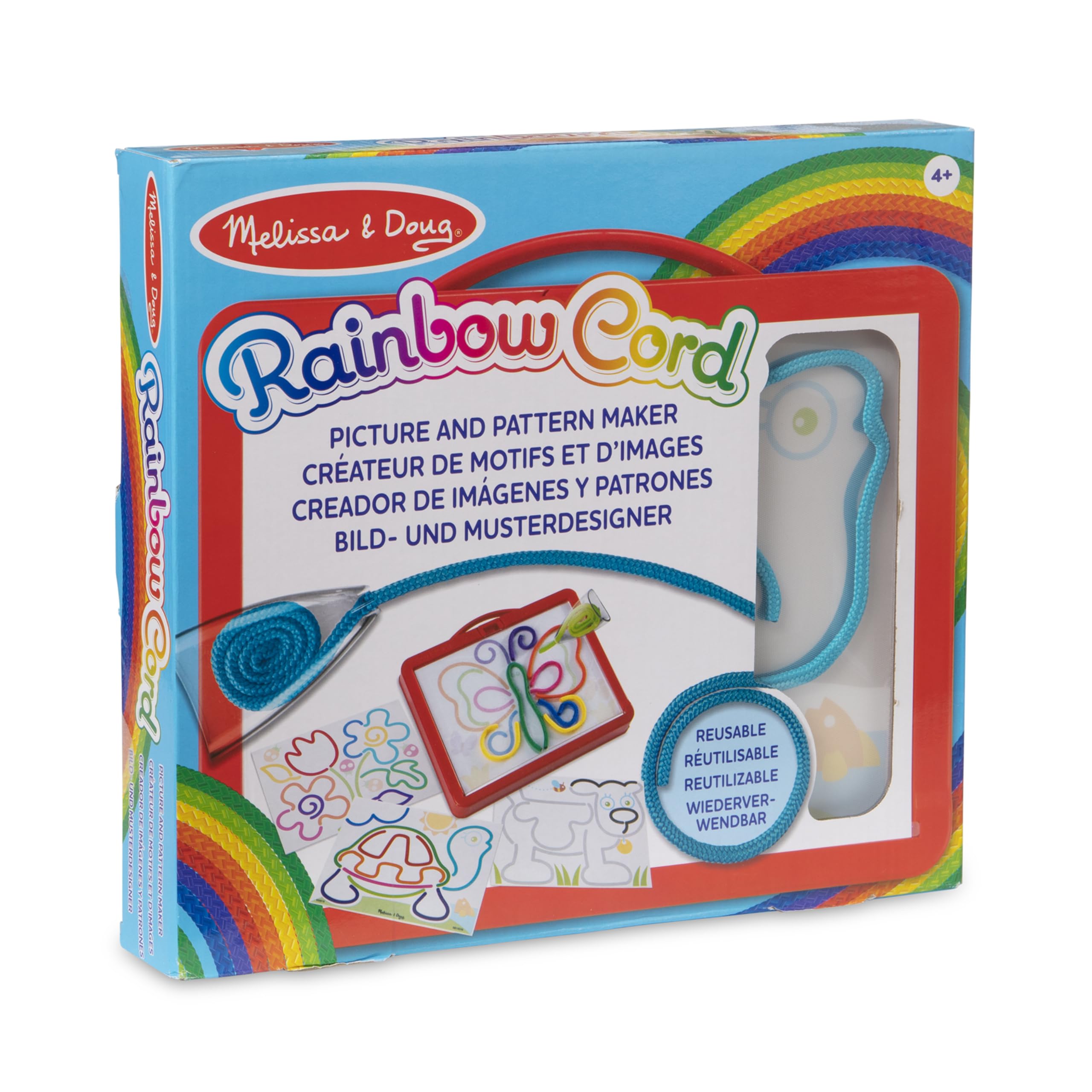 Melissa & Doug Rainbow Cord & Picture Pattern Maker | Arts & Crafts | 3+ | Gift for Boy or Girl