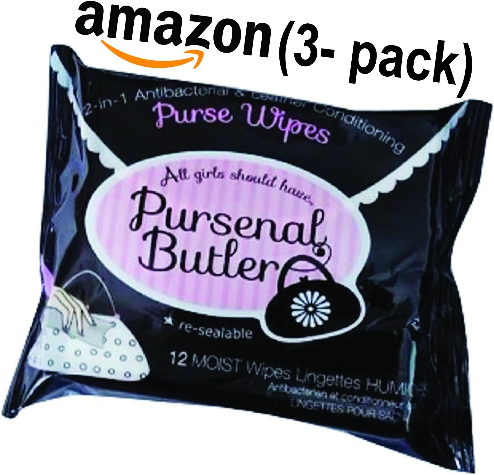 Pursenal Butler Anti Bacterial Purse And Leather Cleaning And Conditioning Wipes (3)
