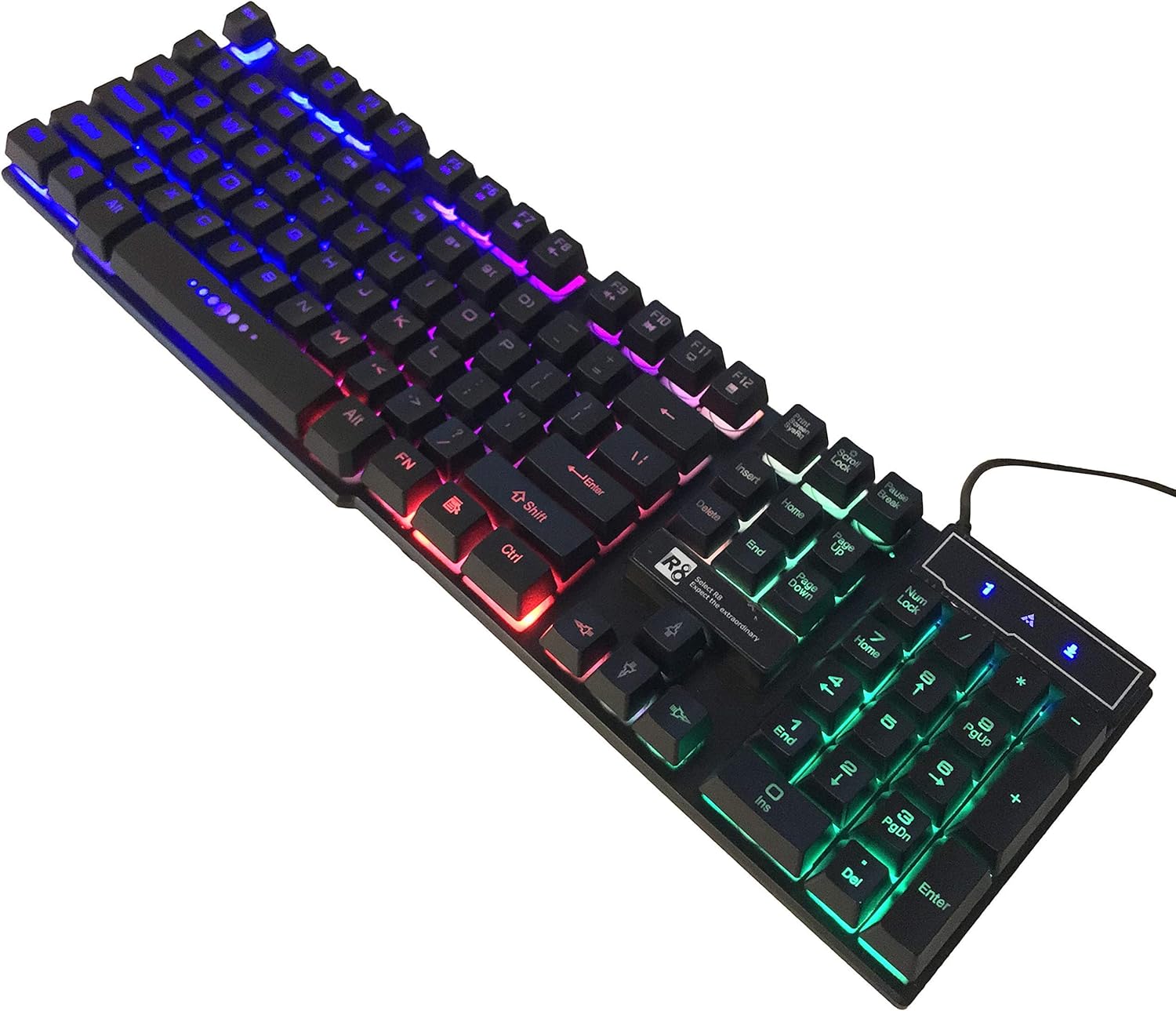 R8 Mechanical Feeling LED Backlit Gaming Keyboard Amazon.co.uk