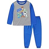 Disney Toy Story Buzz Lightyear, Woody and Aliens Boys Long Sleeve Shirt and Pants Set for Toddler and Little Kids