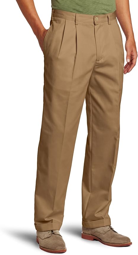 izod american chino classic fit pleated