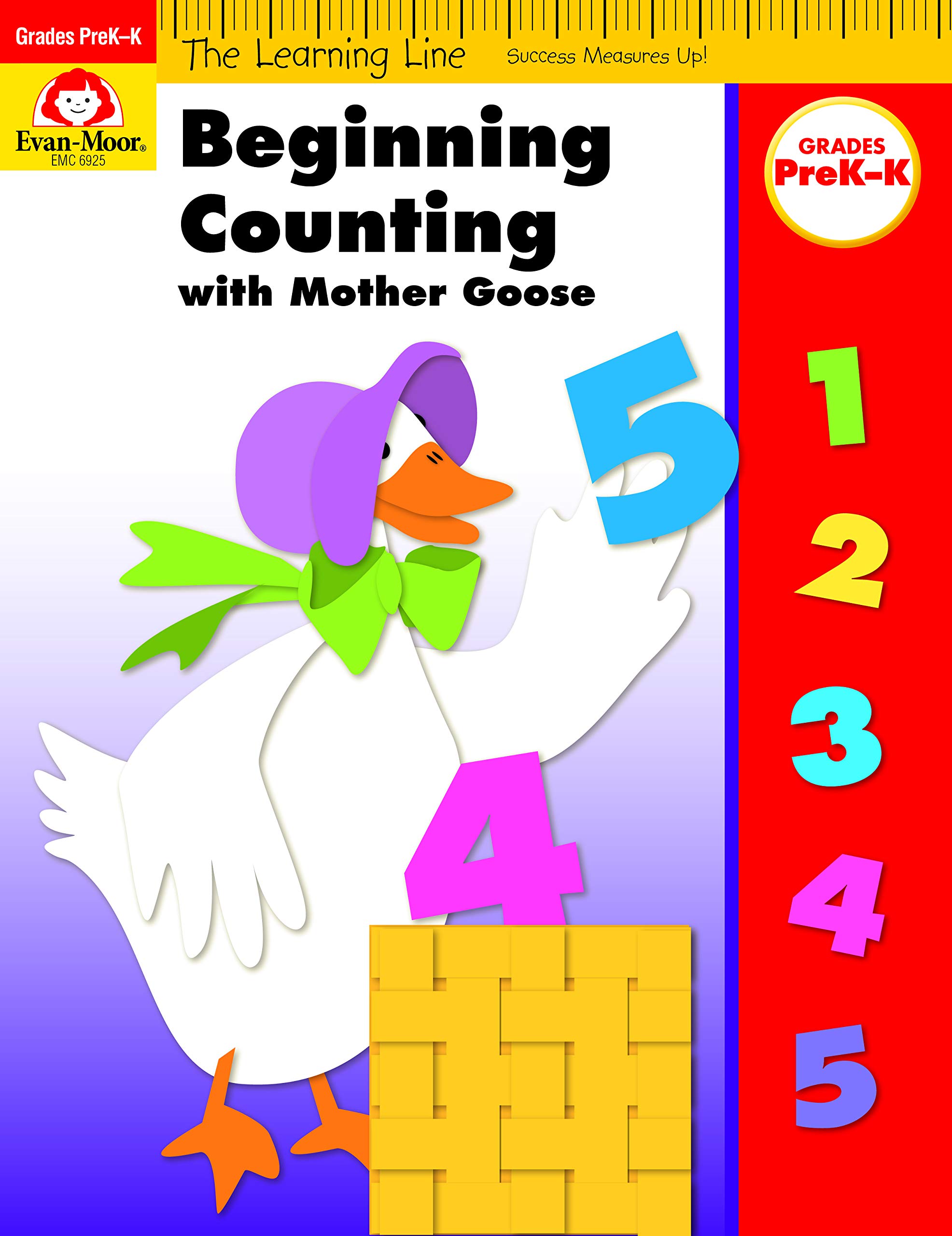 rainbow rainbow mother goose club on Beginning Counting With Mother Goose Learning Line Evan Moor Educational Publishers 0023472069252 Amazon Com Books