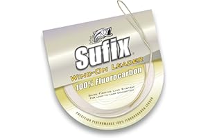 Sufix Wind-On Fluorocarbon Leader Fishing Line-33-Feet Leader (Clear, 50-Pound)