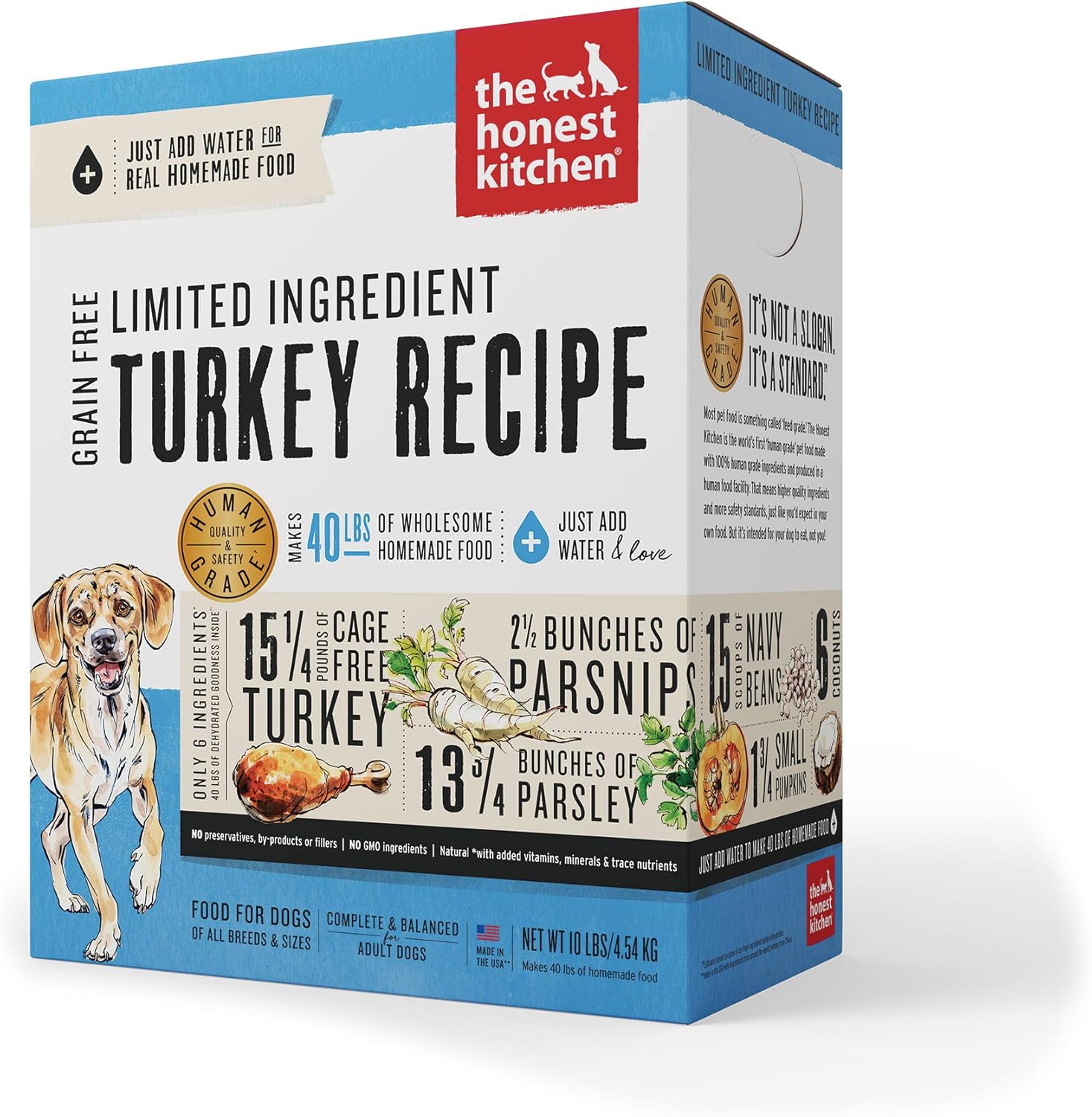 honest kitchen whole grain turkey