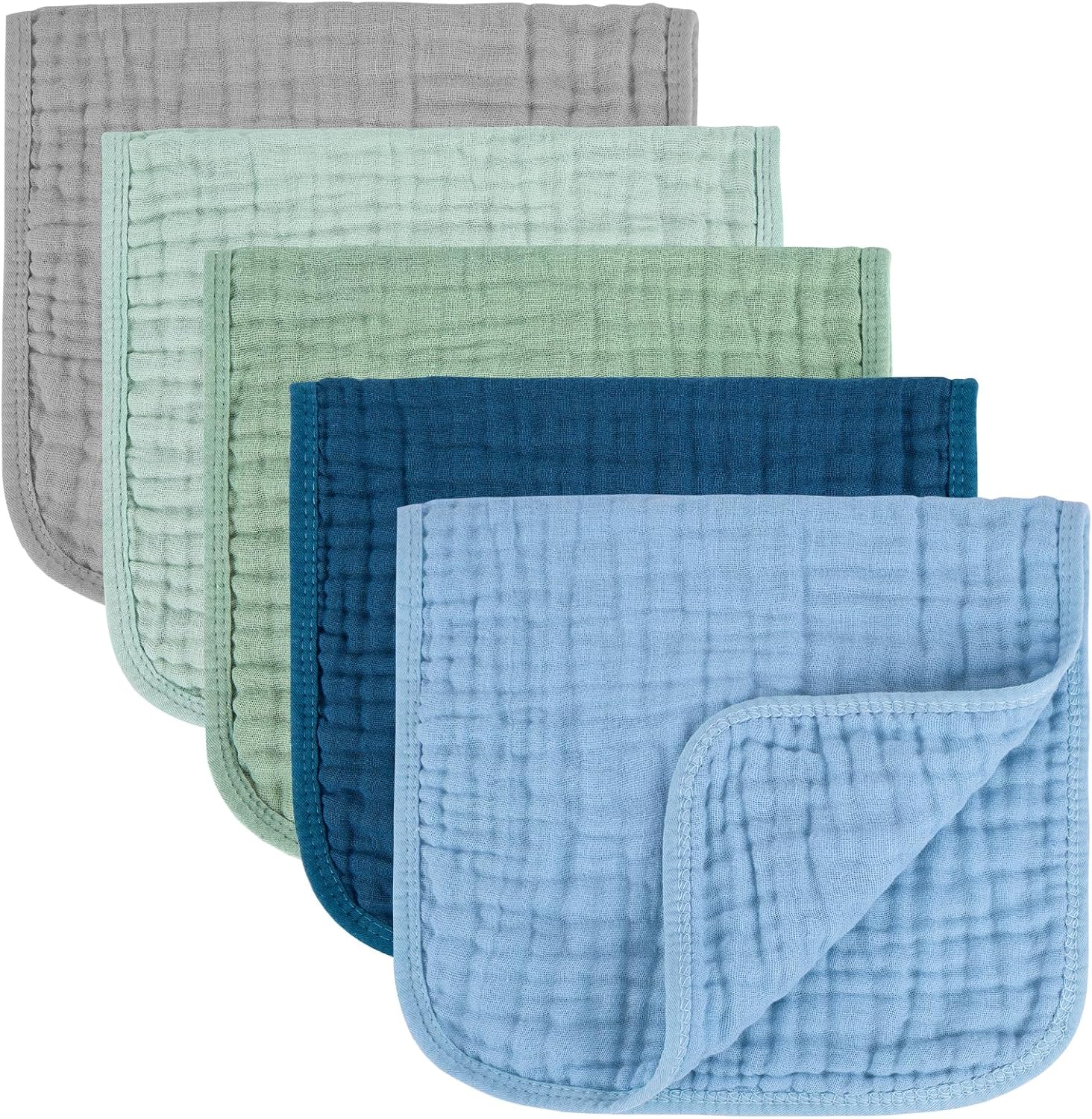 Ultra Soft Muslin Burp Cloths for Babies