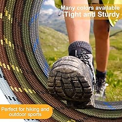 Puzeam 2 Pairs Work Boots Shoe Laces 4.5mm Heavy