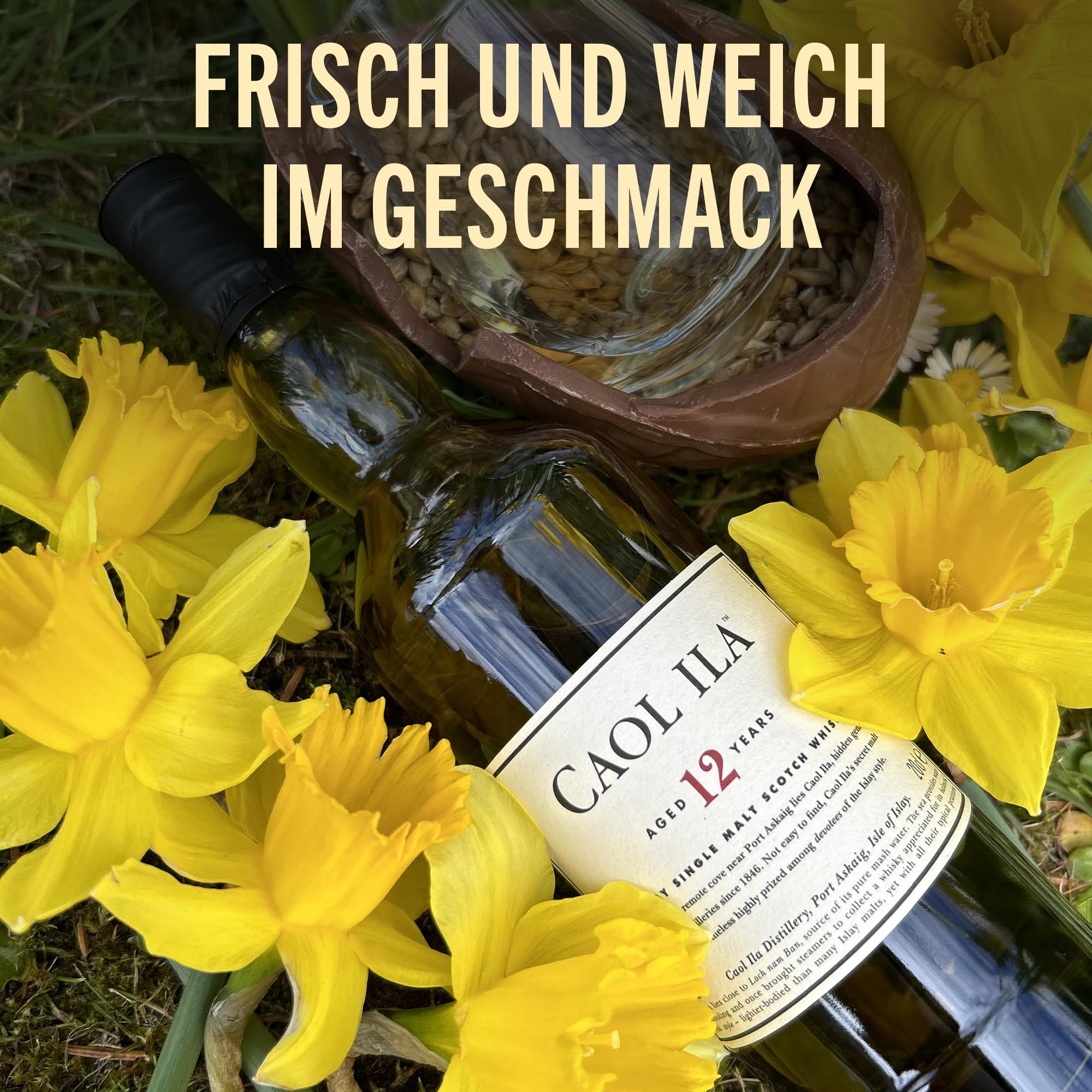Caol Ila 12 Jahre | Islay Single Malt Scotch Whisky | mit Geschenkverpackung | Ausgezeichneter, aromatischer Single Malt | handgefertigt von den schottischen Inseln | 43% vol | 700ml Einzelflasche | 2