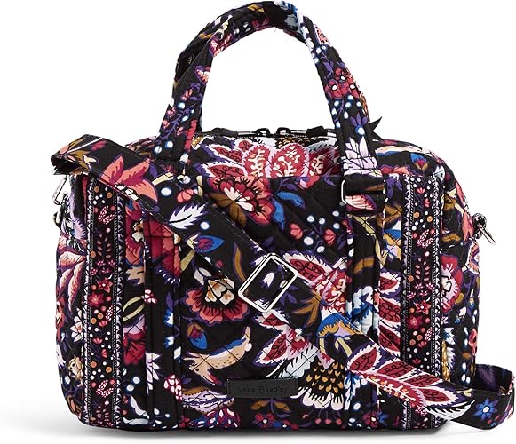 Vera Bradley Iconic 100 Handbag, Signature Cotton, Foxwood Amazon.co
