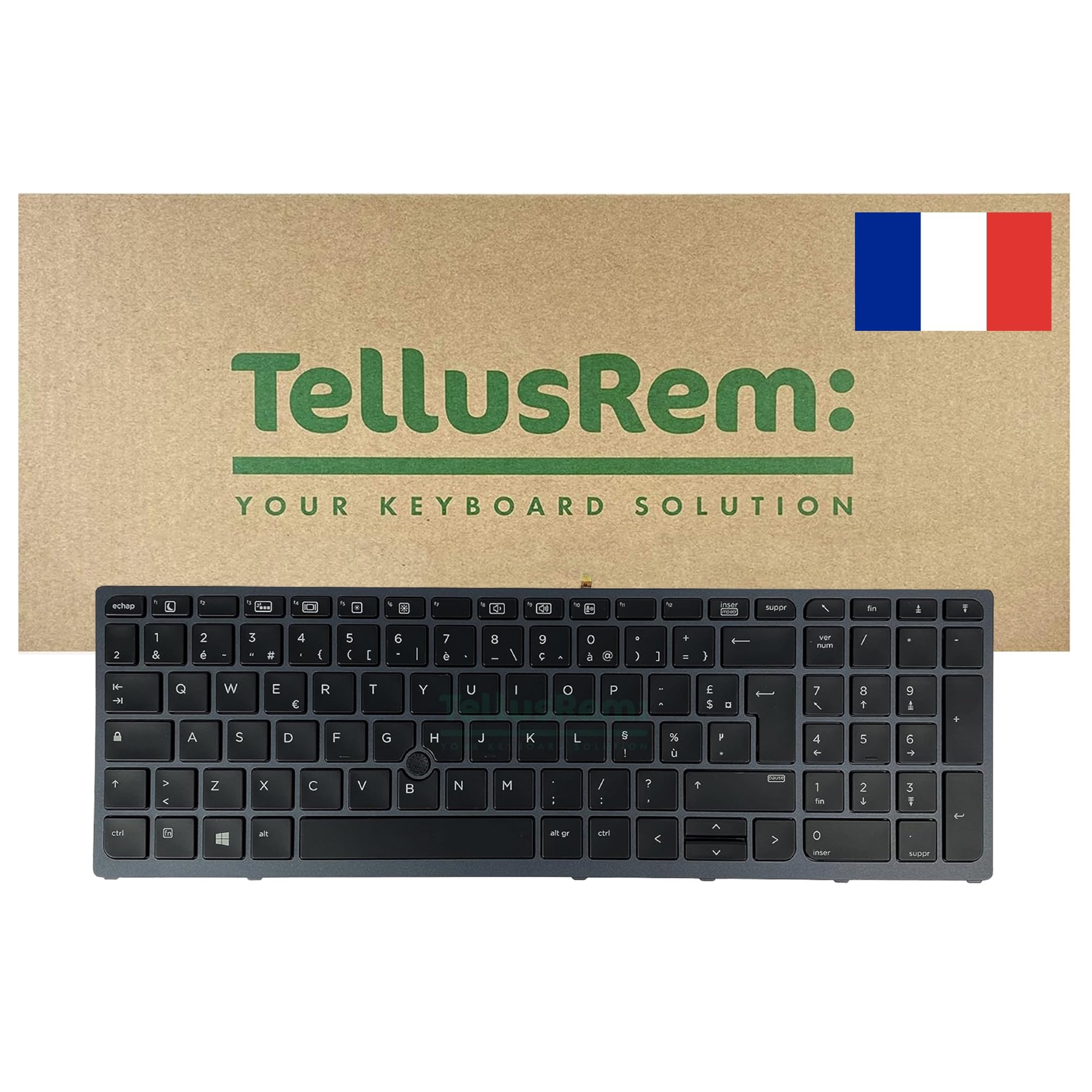 replacement French backlit keyboard for HP