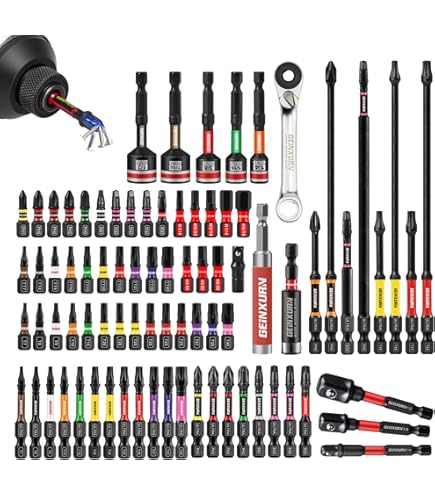 43 Piece Screwdriver 43373 Magnetic Handle Nut Driver Bit Set