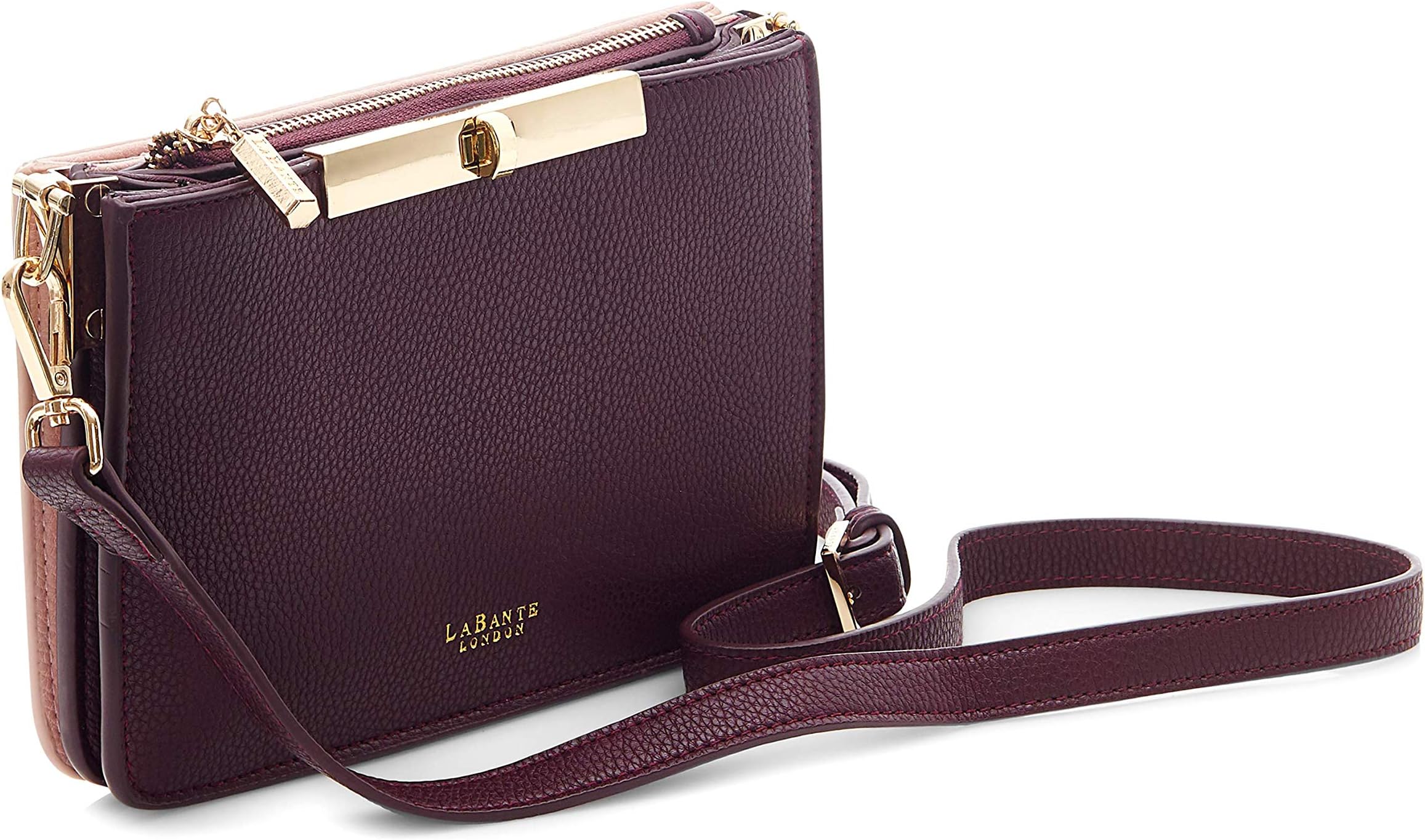 LaBante - Cross Body Bag - Alanis - Clutch Bag Ladies Purse | Small Purse Shoulder Bag for Women Ladies Card Holders Women Vegan Bag PU Leather