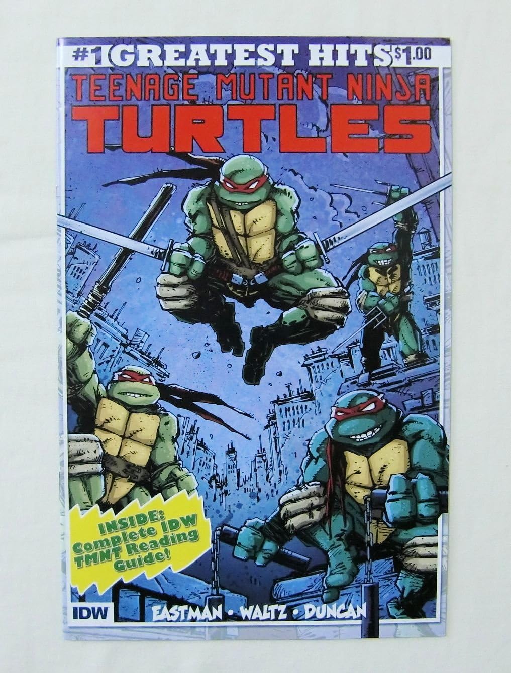 Amazon Greatest Hits Teenage Mutant Ninja Turtles ミュータント タートルズ 1 中古アメコミ 洋書 Idw 16年 通販