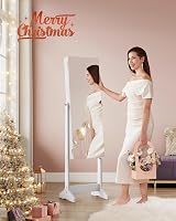 SONGMICS Jewellery Cabinet Armoire Lockable Freestanding White JJC002W01 view 2