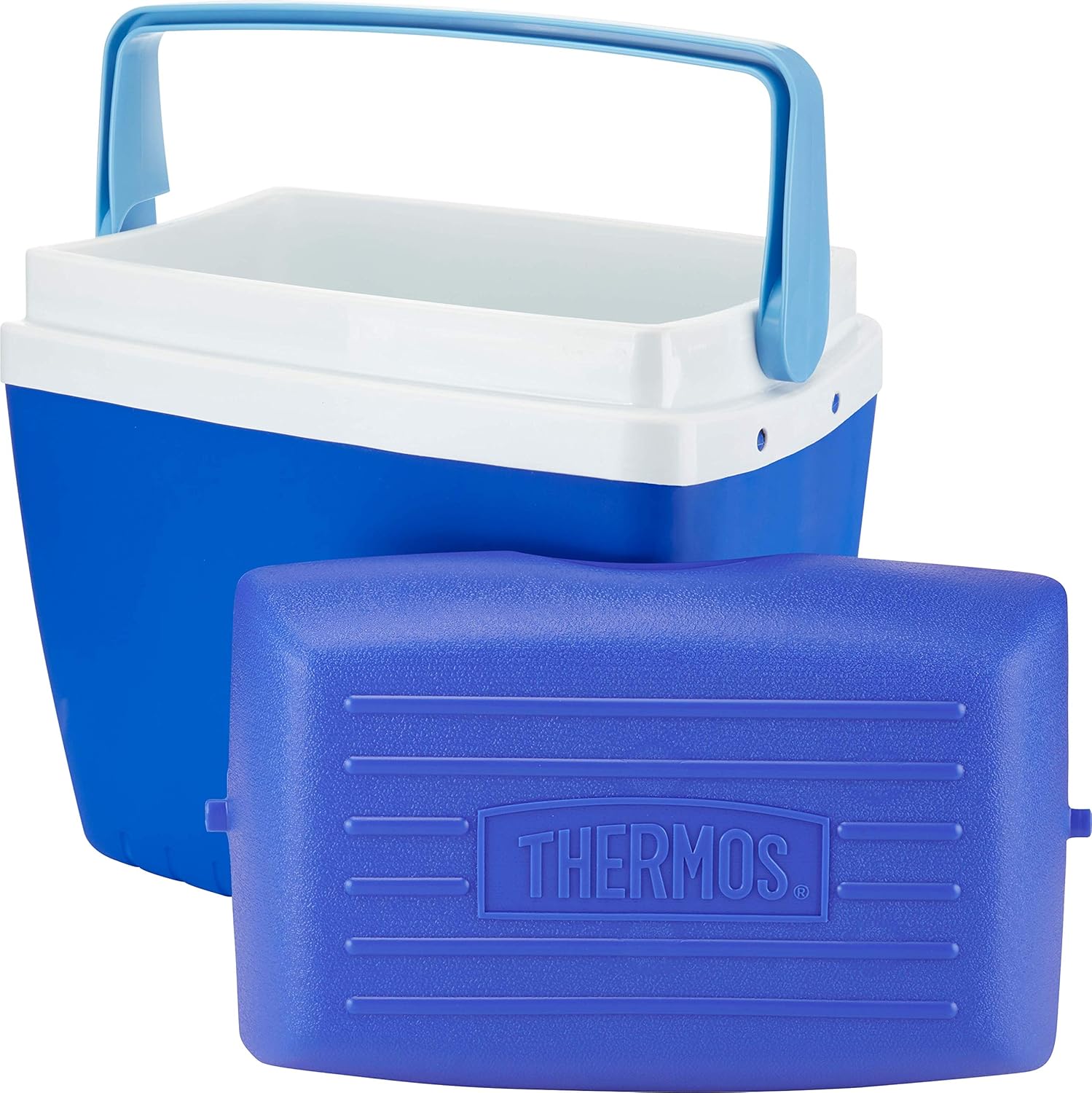 Thermos Picnic Cool Box Camping Beach Holiday Lunch Box Lock Lid Snacks