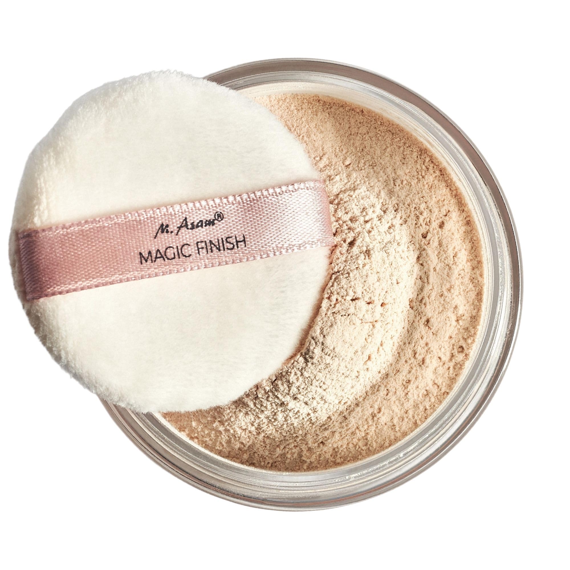 M. Asam MAGIC FINISH Final Touch Setting Powder Bare Skin (15g) – Setting Powder With Hyaluronic Acid, Perfect Makeup Fixation, Translucent Face Powder For All Skin Types, Loose Powder, Vegan Formula