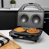 Treat Factory UK Mains Pie Maker Dual Non Stick Self Crimping 700W view 2