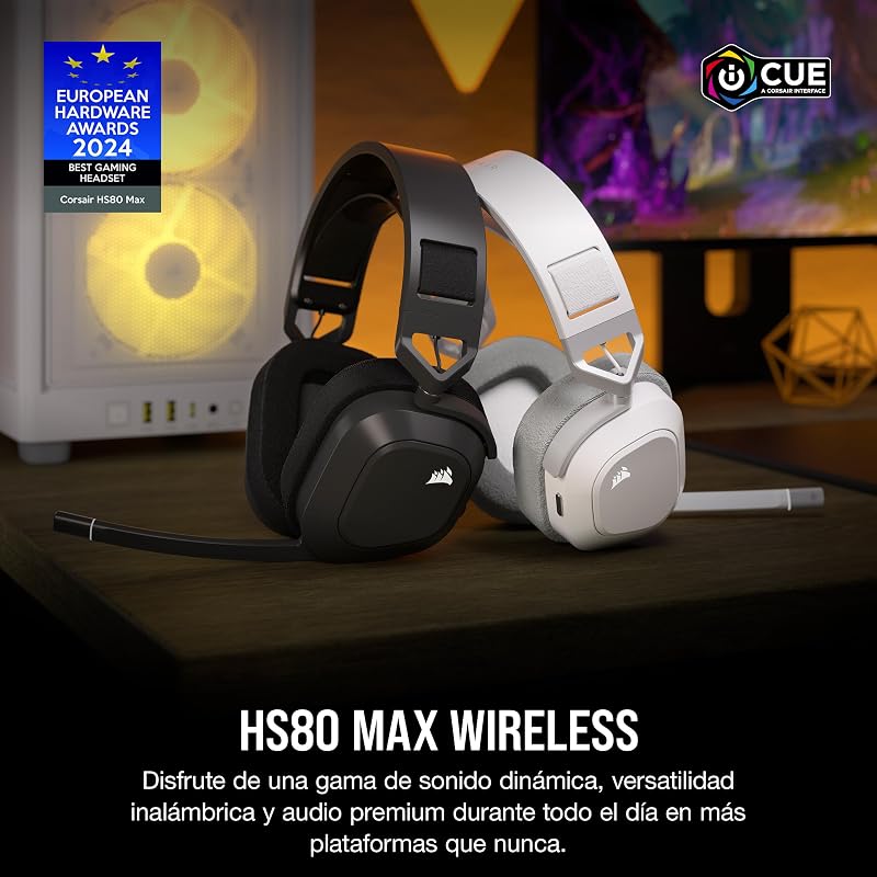 HS80 MAX Wireless Auriculares para Juegos – Blanco