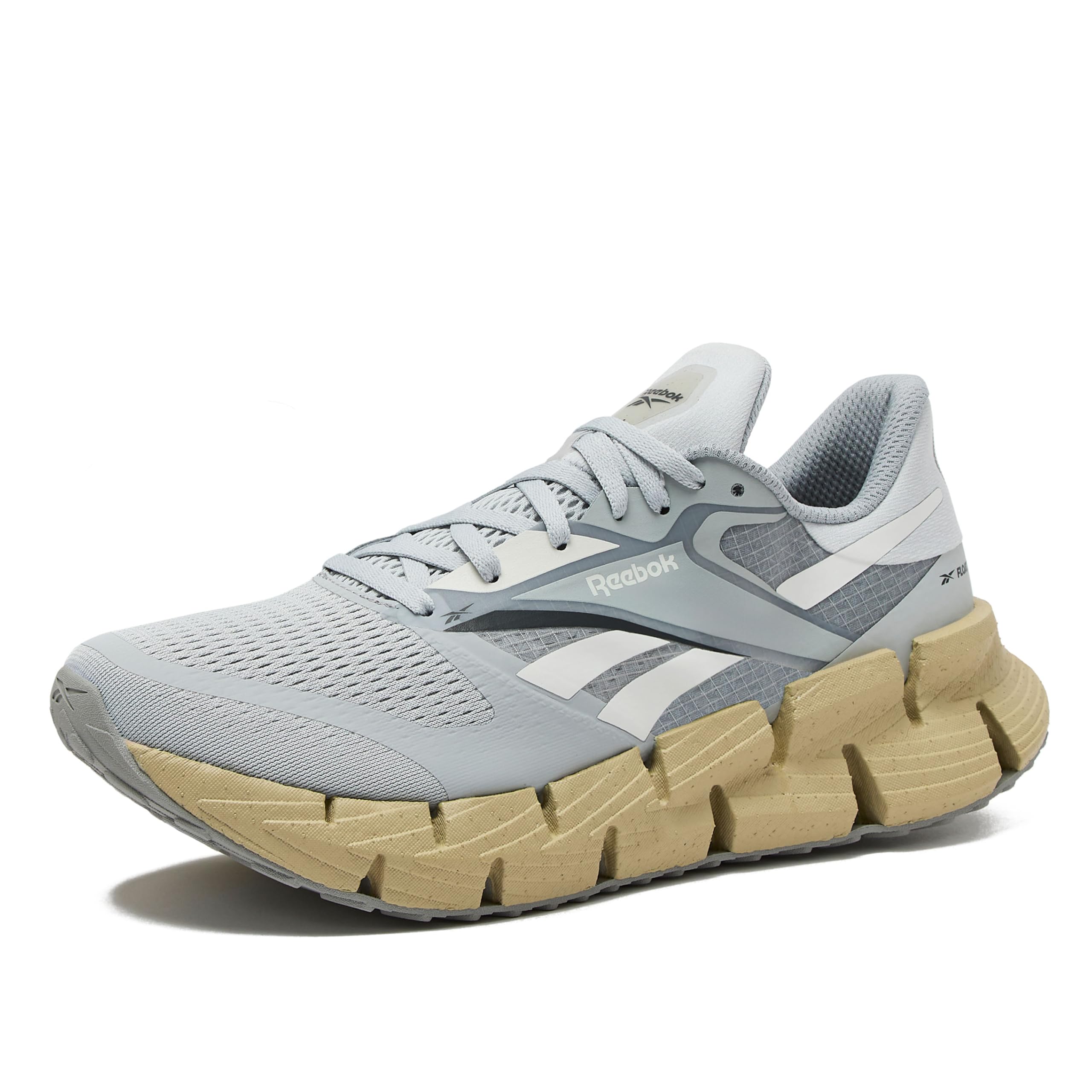 Reebok Floatzig Running Shoes for Men, Grey1/Grey2/Classic Beige, 11