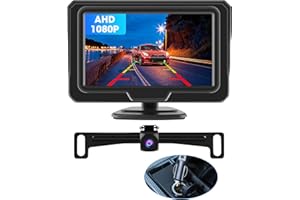AHD 1080P Backup Camera for Car Super Night Vision Back up Camera for Cars with Monitor DIY Guide Line Modes Rear View Revers