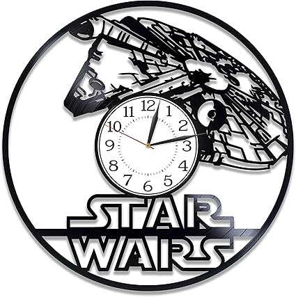 Amazon Co Jp Kovides スターウォーズ ハンドメイド時計 ファンムービー用 オリジナルホーム装飾 スターウォーズビニールレコード壁時計 12インチ スターウォーズ誕生日プレゼント 男の子へのアイデア ホーム キッチン