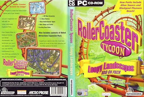 #67 — Roller Coaster Tycoon - Loopy Landscapes Add-On Pack (PC)