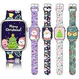 4 Pack Christmas Apple Watch Bands Compatible with