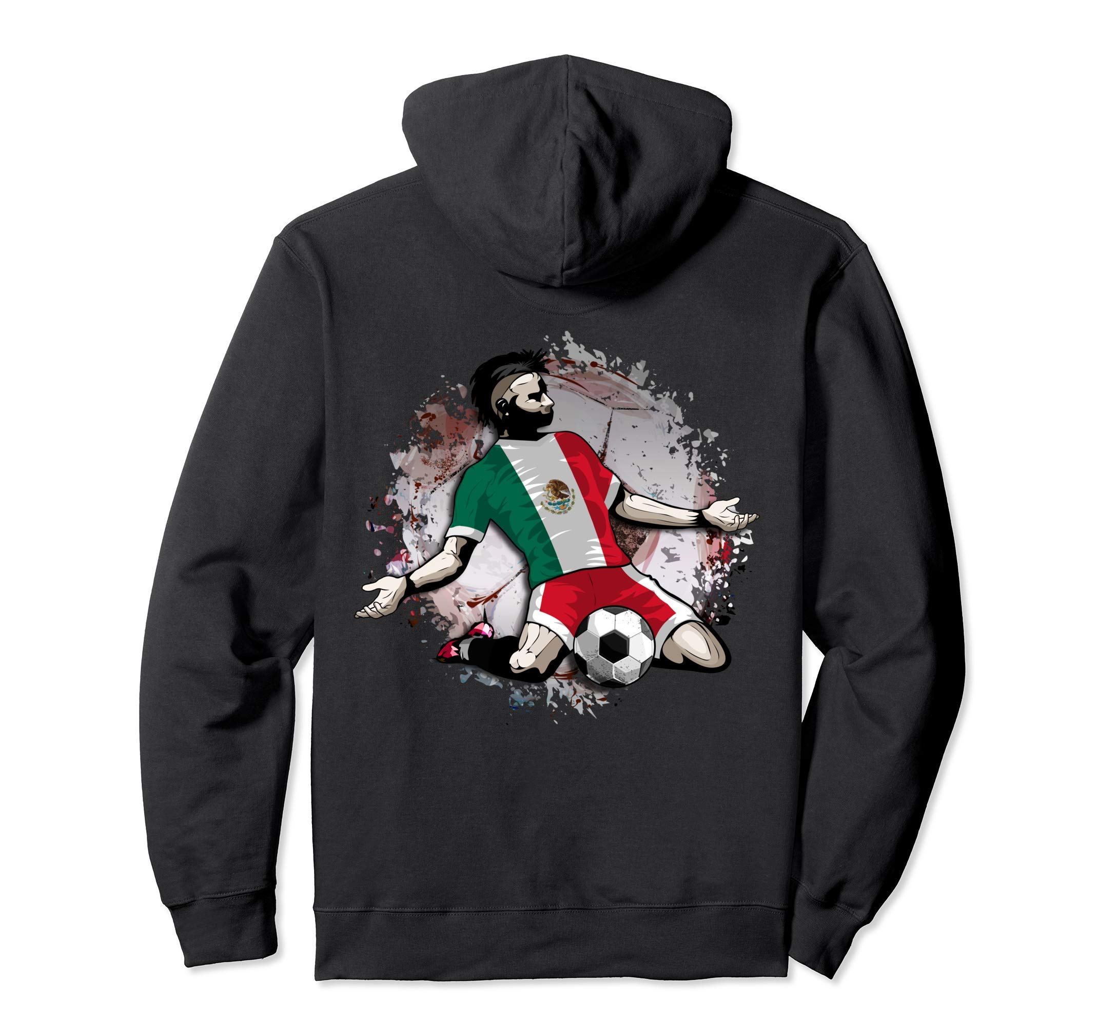 Mexico Soccer Mexican National Flag Proud Football Lovers Pullover Hoodie