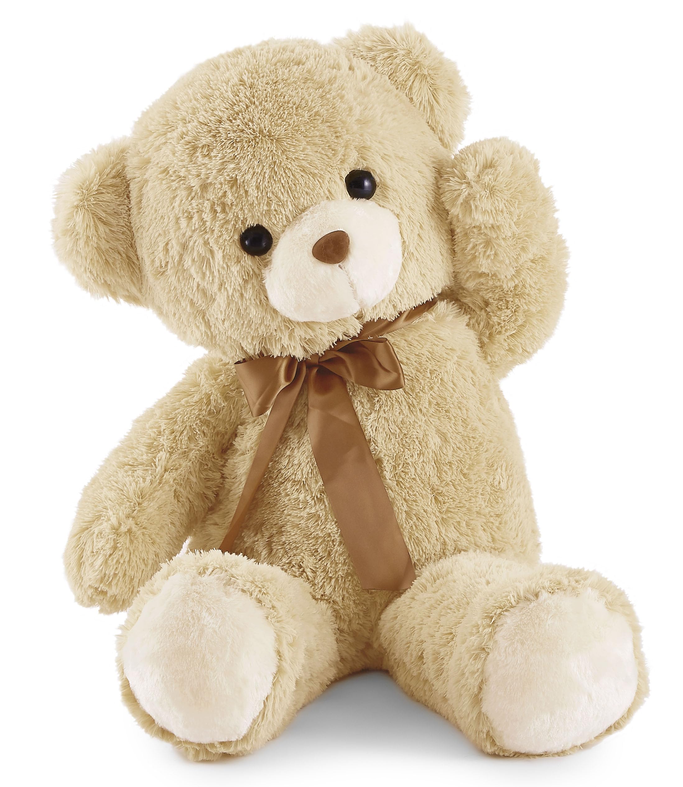 Photo 1 of YunNasi Big Teddy Bear Stuffed Animal 35in Giant Stuffed Bear Gift for Girlfriend Children on Birthday, Light Brown
