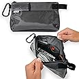 GOBAGS Production Zipper Bags - Electronics & Camera Accessories Bag - Cable organizer, Gear Accessory Pouch, Travel Camera Essentials (Small, Gray)