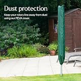 Winsome Rotary Washing Line Cover Green 165 cm Waterproof with Drawstring view 4
