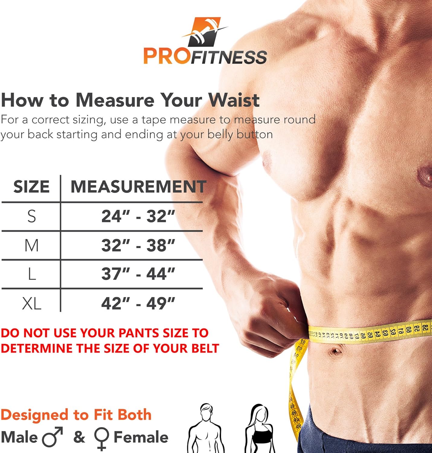 Profitness Genuine Leather Workout Belt 4 Inches Wide Proper Weight Lifting Form Lower Back Support For Squats Deadlifts Cross Training
