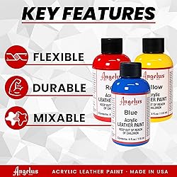 Angelus Acrylic Leather Paint, 4 Fl Oz