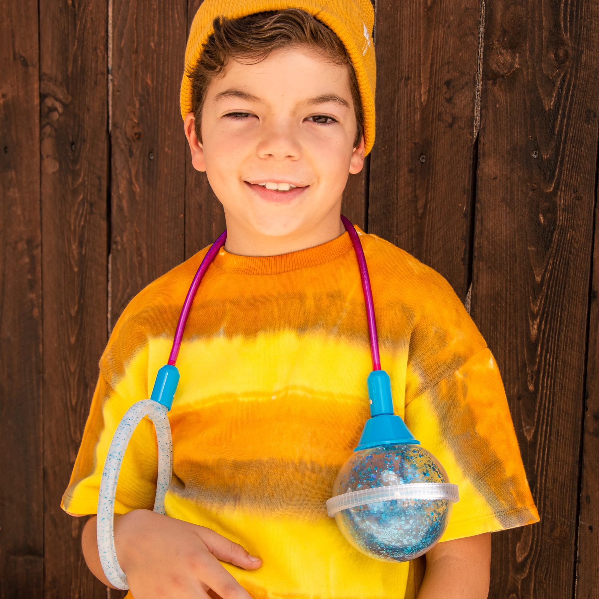 KESS Ice Hopper (Colors Will Vary) - Glitter Filled Hopper Ball - Fun Way to be Active - Aids in Coordination
