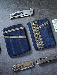 Sayram SP6 EDC Pouch, Waxed Canvas Compact Pocket