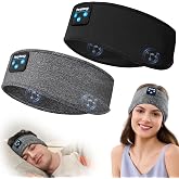 Perytong 2 Pack Sleep Headphones, Sleeping Headphones | Bluetooth Headband with Ultra-Thin HD Stereo Speaker, Wireless Headphone for Sports, Insomnia, Yoga, Air Travel, Meditation