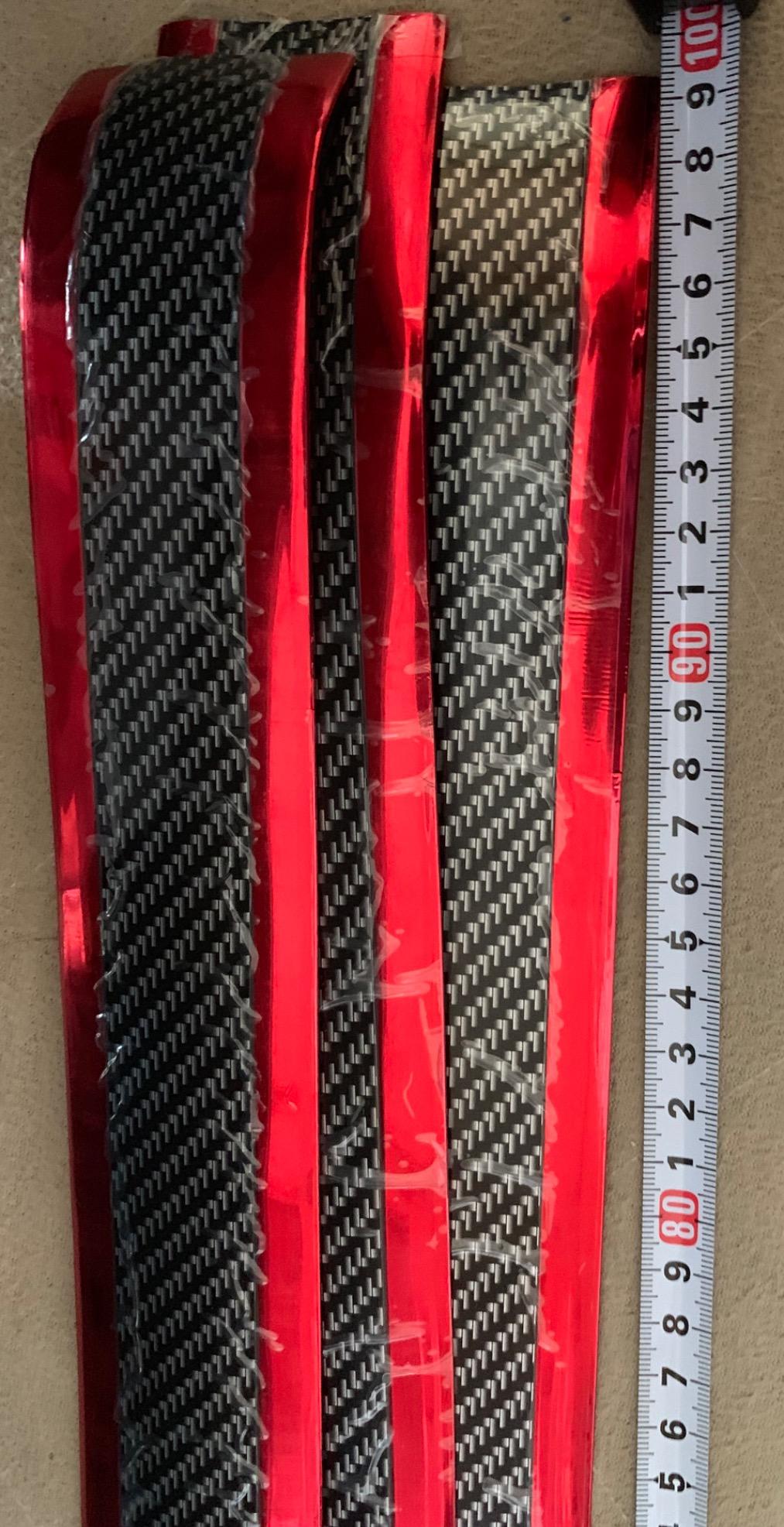 Amazon フェリモア ドアエッジモール 車用ドアモール カーラッピングフィルム 赤ライン カーボン柄 5cm幅 1m 3本セット アオリ 車 バイク On Amazon Co Jp Shopping Assistant Deputy Service Japamart