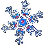 Sponsored Ad - AMBA HANDICRAFT Rangoli/Home Decor/Diwali/Gift for Home/Interior Handcrafted/Floor Stickers/Wall Stickers/Wall Decoration/Floor Decoration/New Year Gift/Party. Rangoli 1